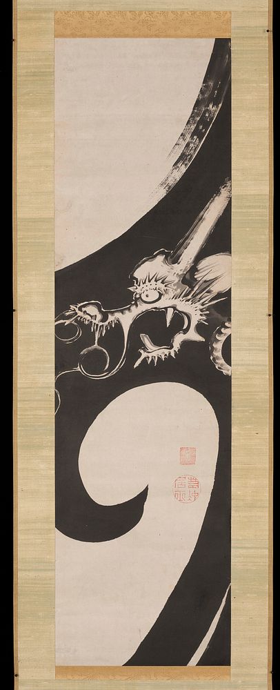 Dragon (late 18th century) painting in high resolution by Itō Jakuchū. Original from the Minneapolis Institute of Art. 