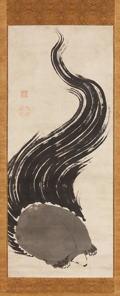 Turtle (18th century) painting in high resolution by Itō Jakuchū. Original from the Minneapolis Institute of Art. 