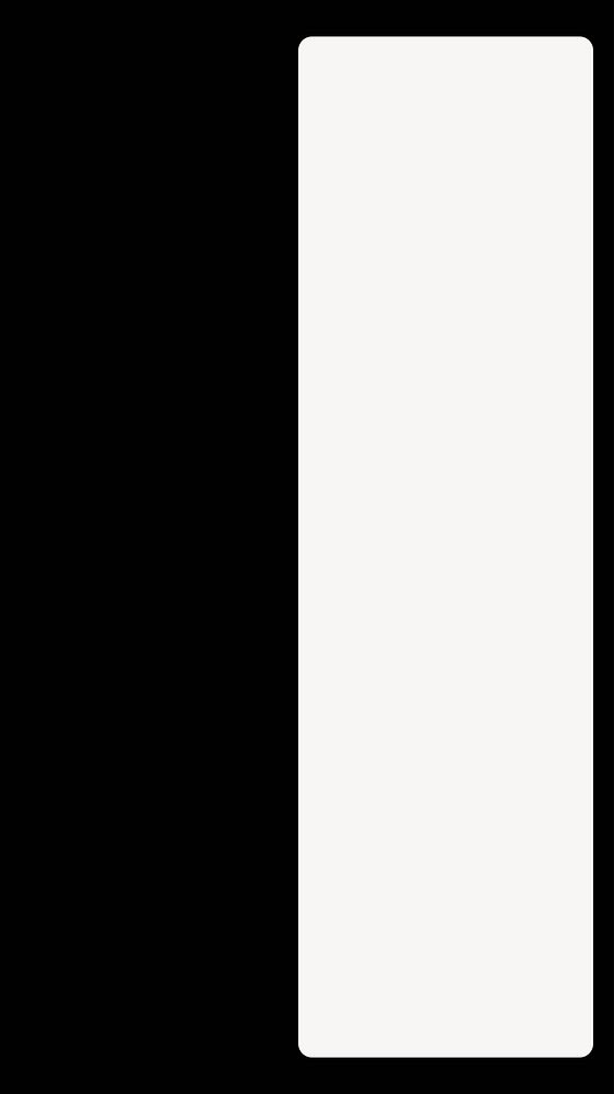 Simple rectangle frame, black background design vector