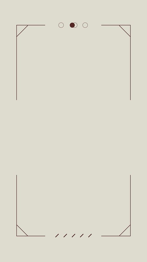 Minimal line frame iPhone wallpaper, | Premium Vector - rawpixel