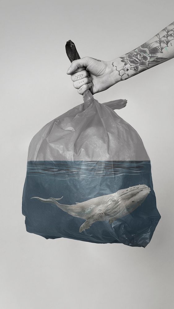 Save the ocean iPhone wallpaper