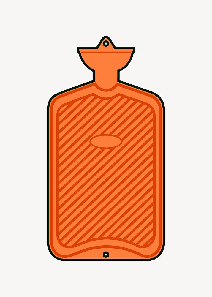 Hot water bag clipart illustration psd. Free public domain CC0 image.