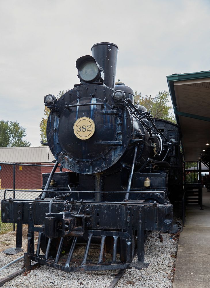                         Steam locomotive outside the modest home in Jackson, a city in central Tennessee                    …