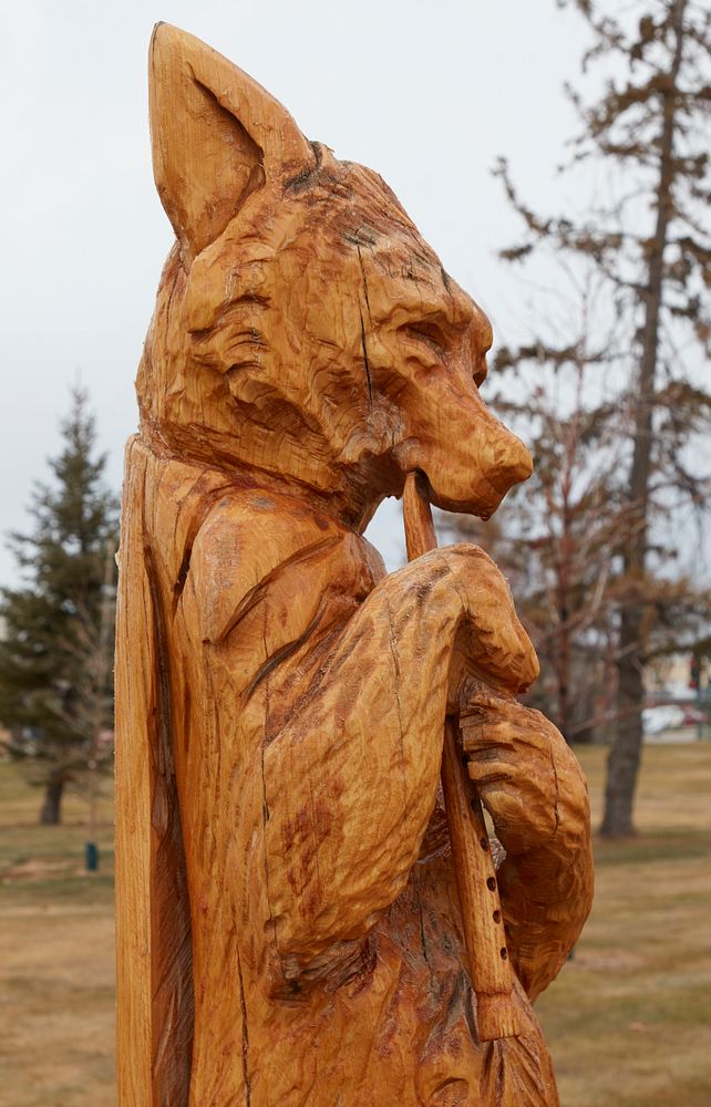                         This is one of many intricate carvings in Harmon Park in Williston, the principal city in northwest…