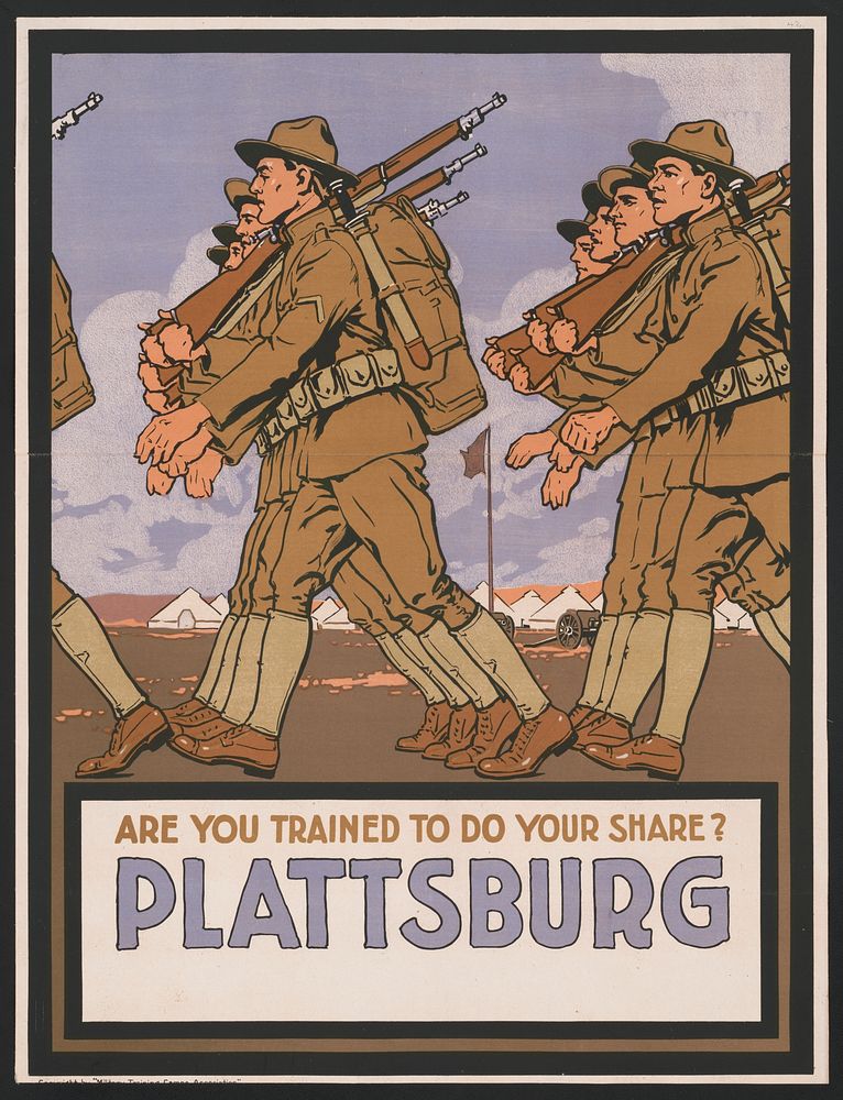 Are you trained to do your share? Plattsburg [sic]
