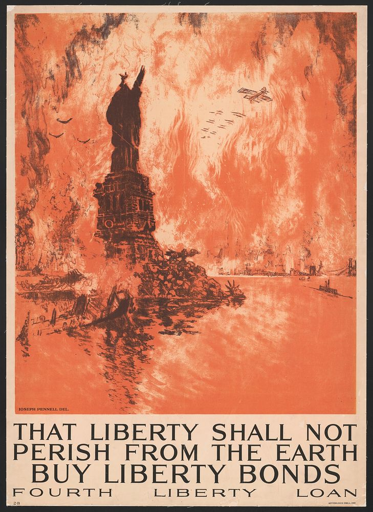That liberty shall not perish from the earth - Buy liberty bonds Fourth Liberty Loan / / Joseph Pennell del. ; Ketterlinus…
