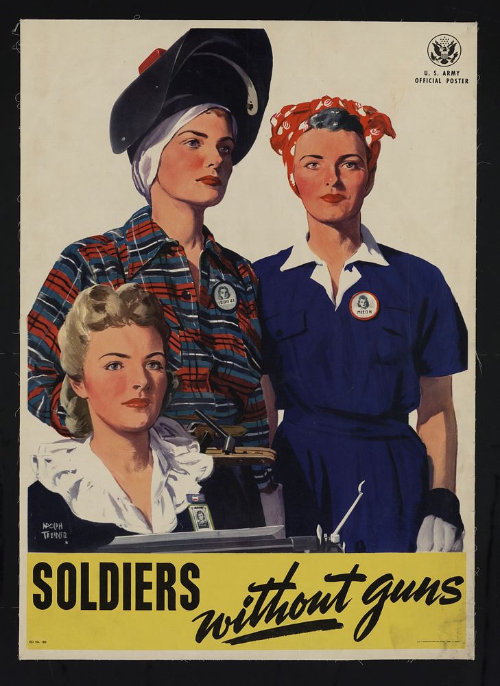Soldiers without guns / Adolph Treidler.