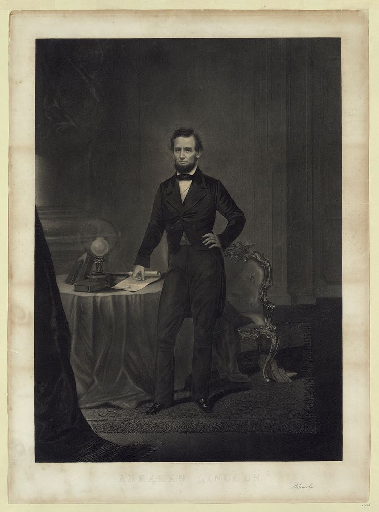 Abraham Lincoln, Buttre, John Chester, 1821-1893, artist