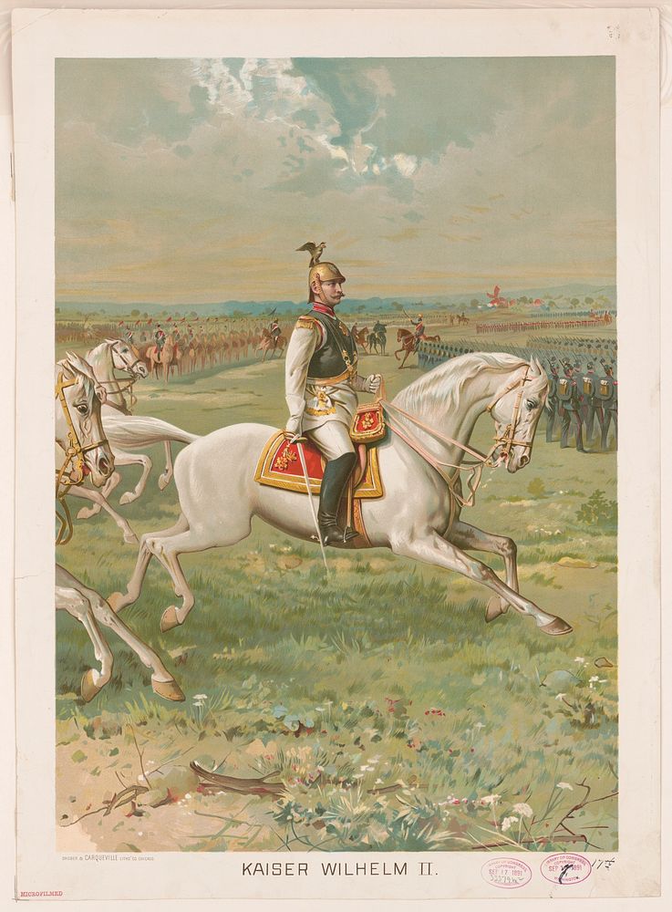 Kaiser Wilhelm II, c1891 Sept. 17.
