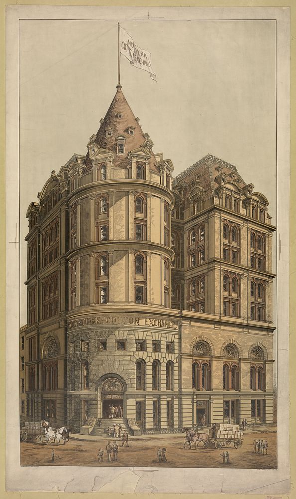 New York cotton exchange, c1884 July 2.