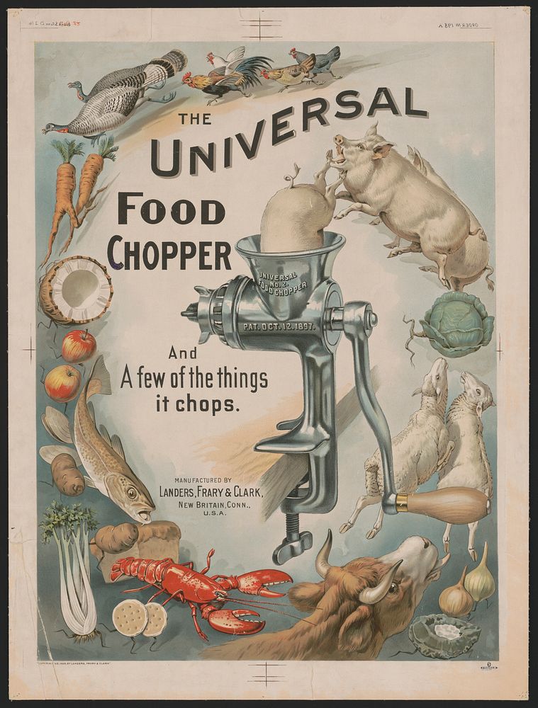 The universal food chopper and a few of the things it chops