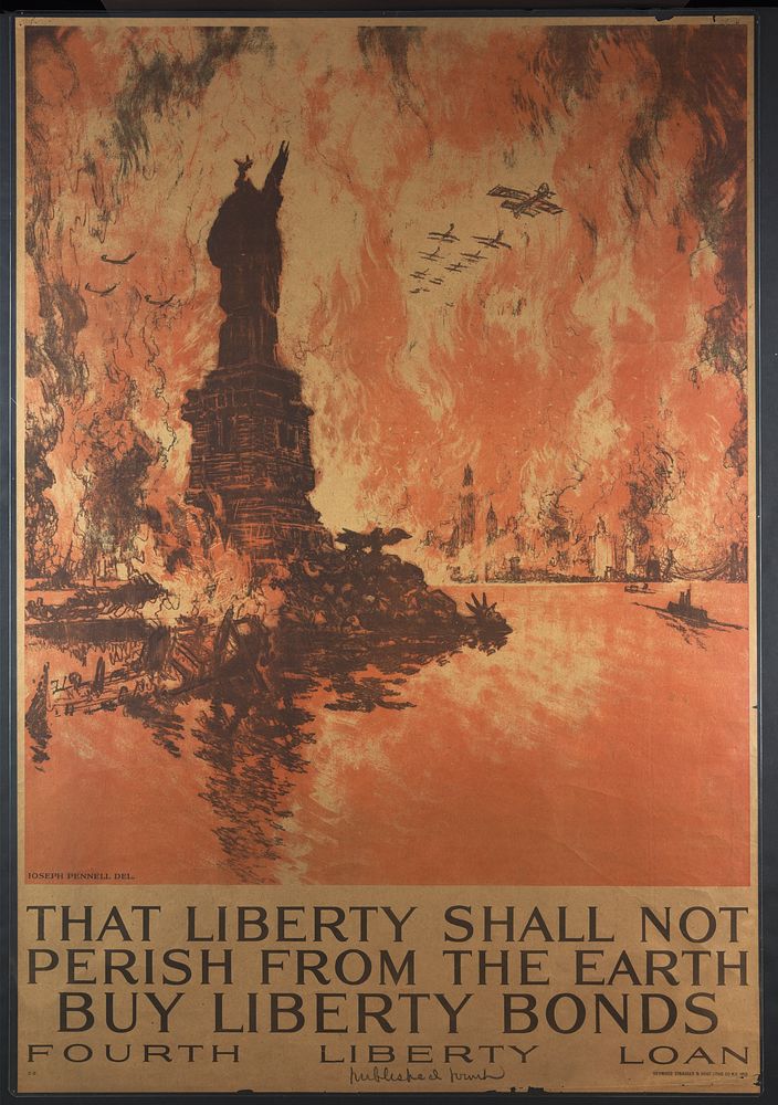 That liberty shall not perish from the earth - Buy liberty bonds Fourth Liberty Loan / / Ioseph Pennell del. ; Heywood…