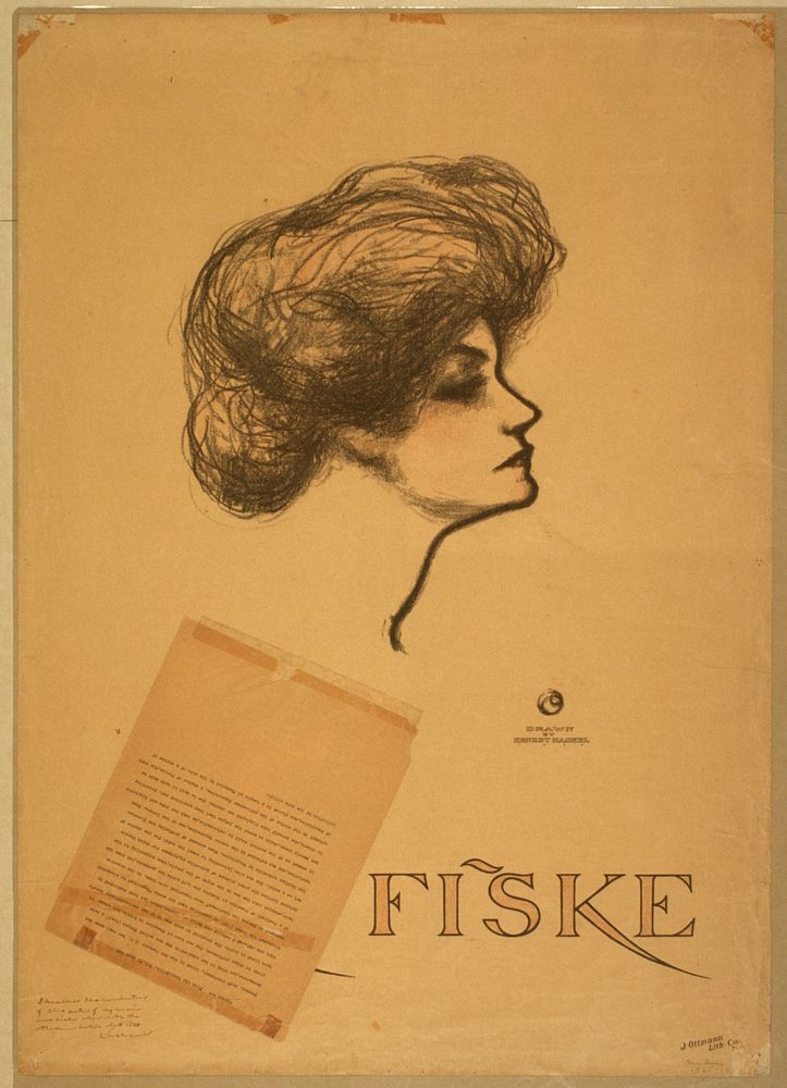 Fiske / drawn by Ernest Haskel., J. Ottman Lithographic Company (lithographer)