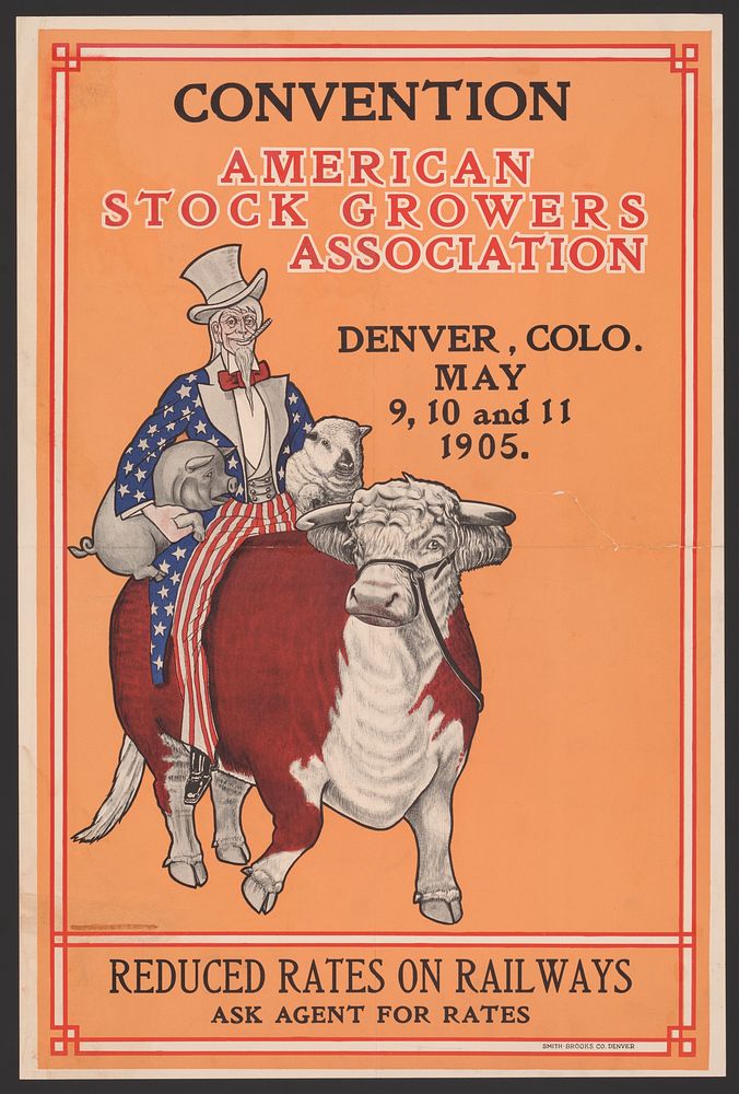 Convention, American Stock Growers Association, Denver, Colo., May 9, 10 and 11, 1905.