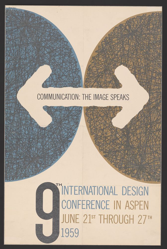 Communication; the image speaks. 9th International Design Conference in Aspen June 21st through 27th.