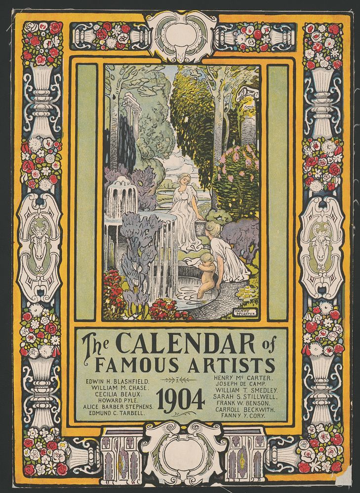 The calendar of famous artists, 1904