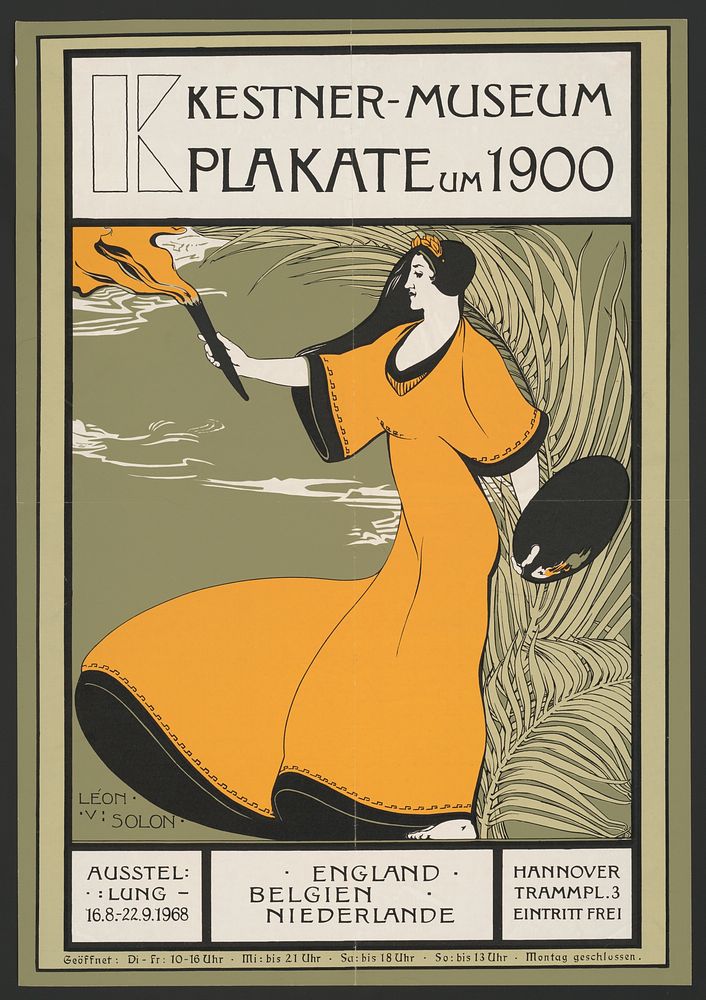 Plakat um 1900