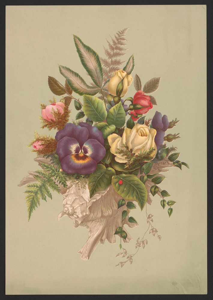 Bouquet no. 86 / after Mrs. O.E. Whitney., L. Prang & Co., publisher