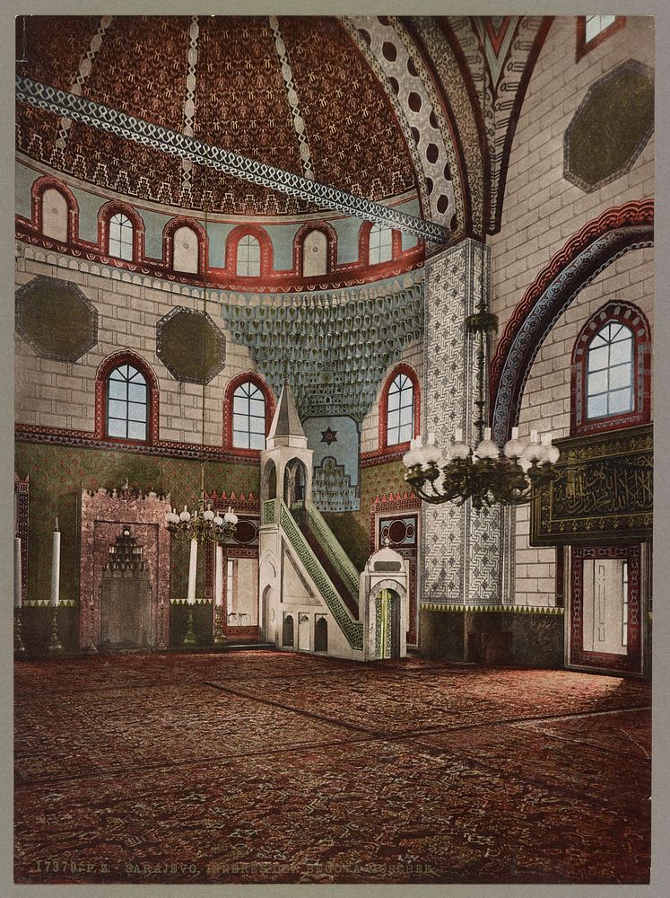 Sarajevo. Inneres der Begova Moschee