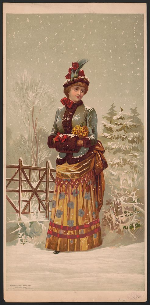 Bufford's banner show cards no. 25 snow scene