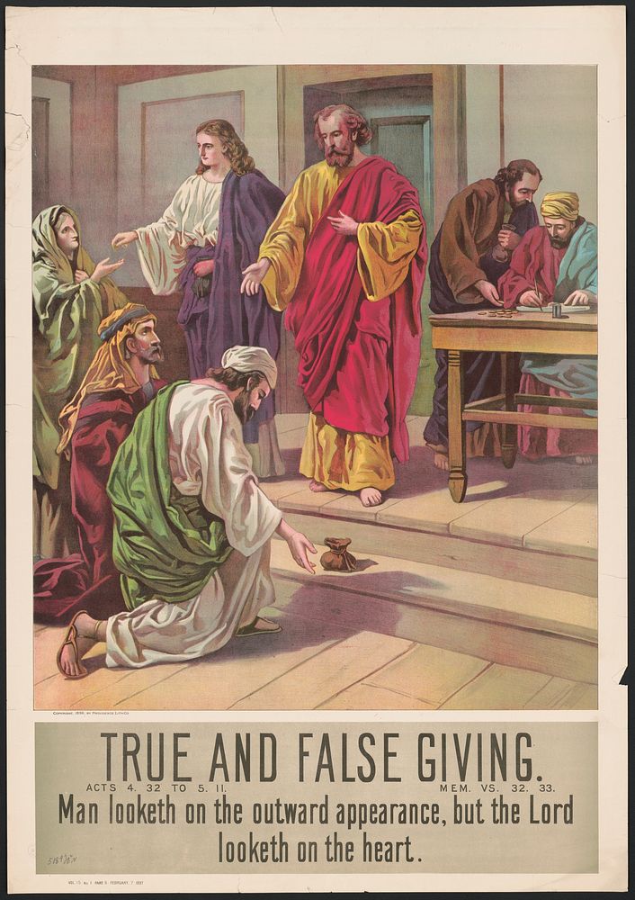 True and false giving