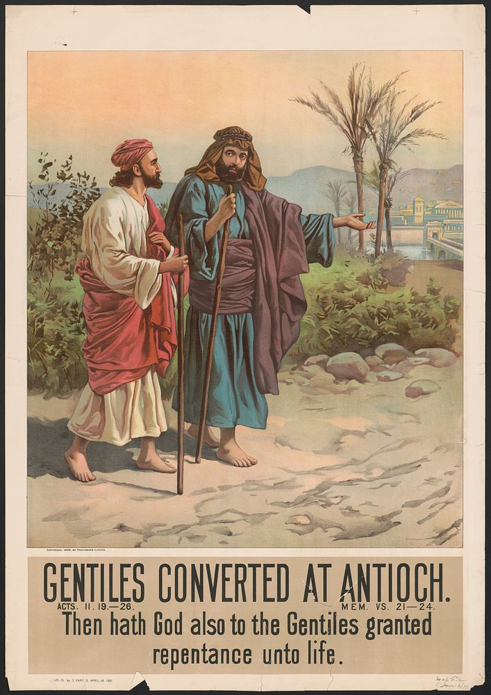 Gentiles converted at Antioch