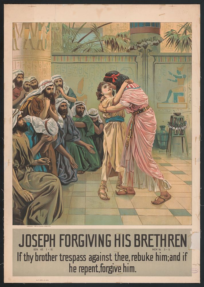 Joseph forgiving his brethren