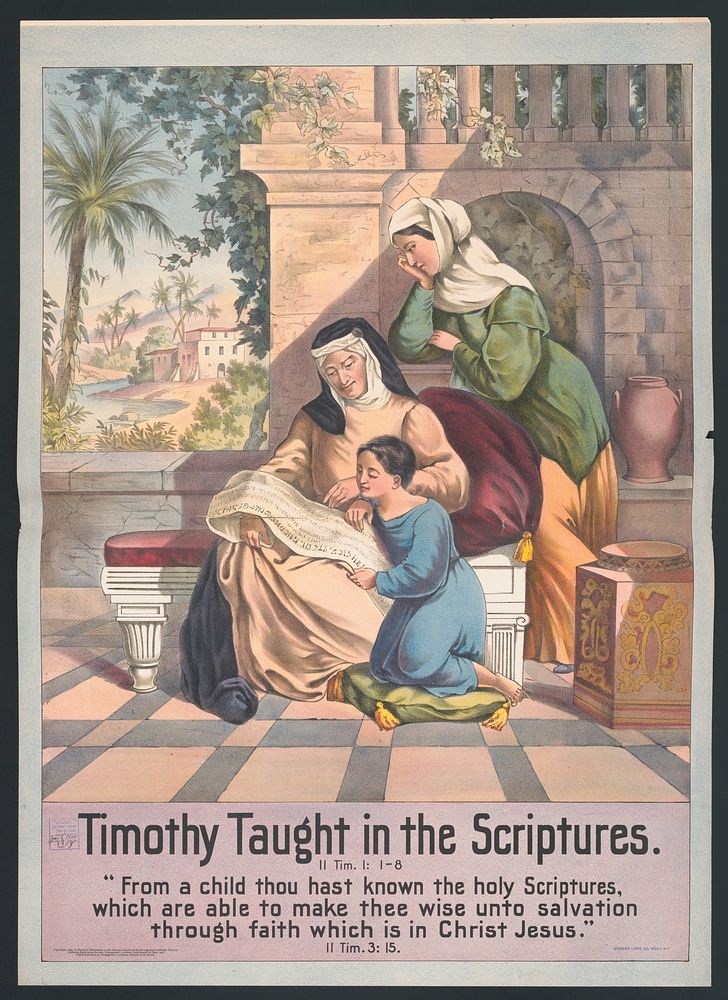 Timothy taught in the scriptures