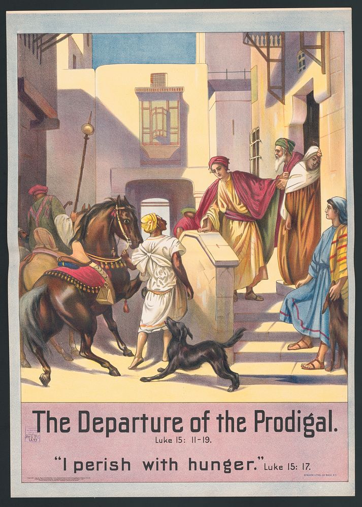 The departure of the prodigal son