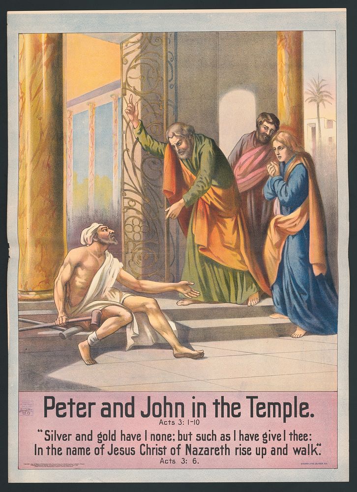 Peter and John in the temple