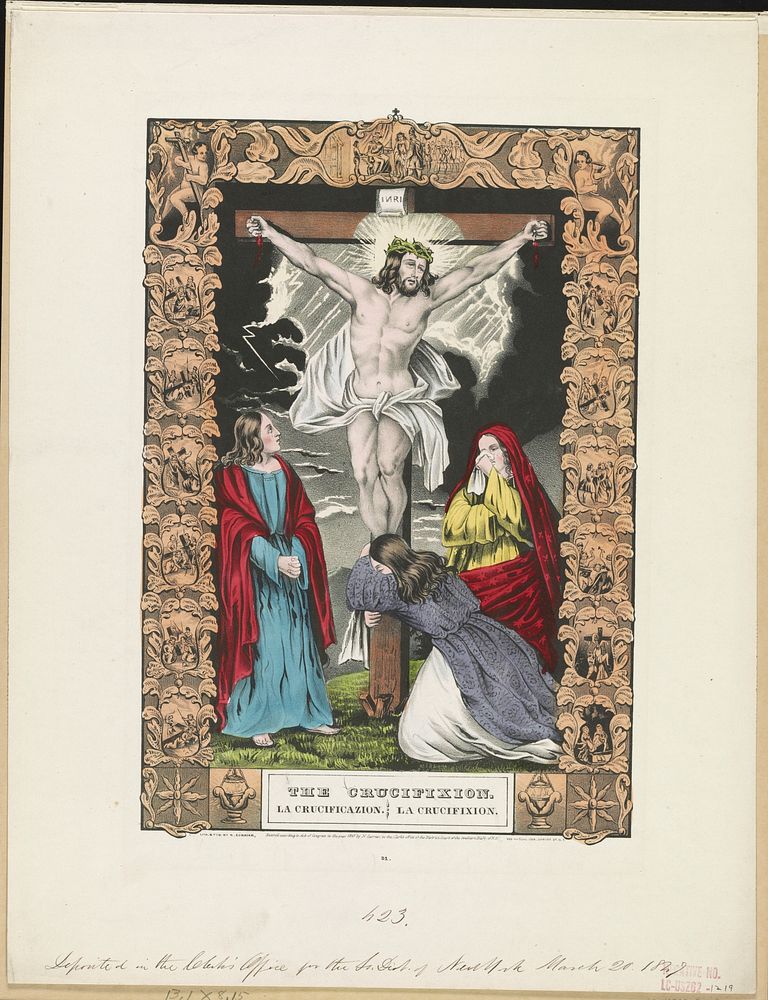 The Crucifixion La Crucificazion = La Crucifixion., N. Currier (Firm)