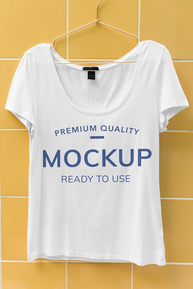 Mockup design space on a tshirt