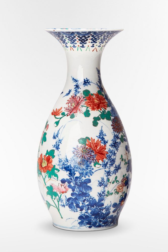 Vase (19th century) Glazed porcelain. Original public domain image from The Minneapolis Institute of Art.   Digitally…