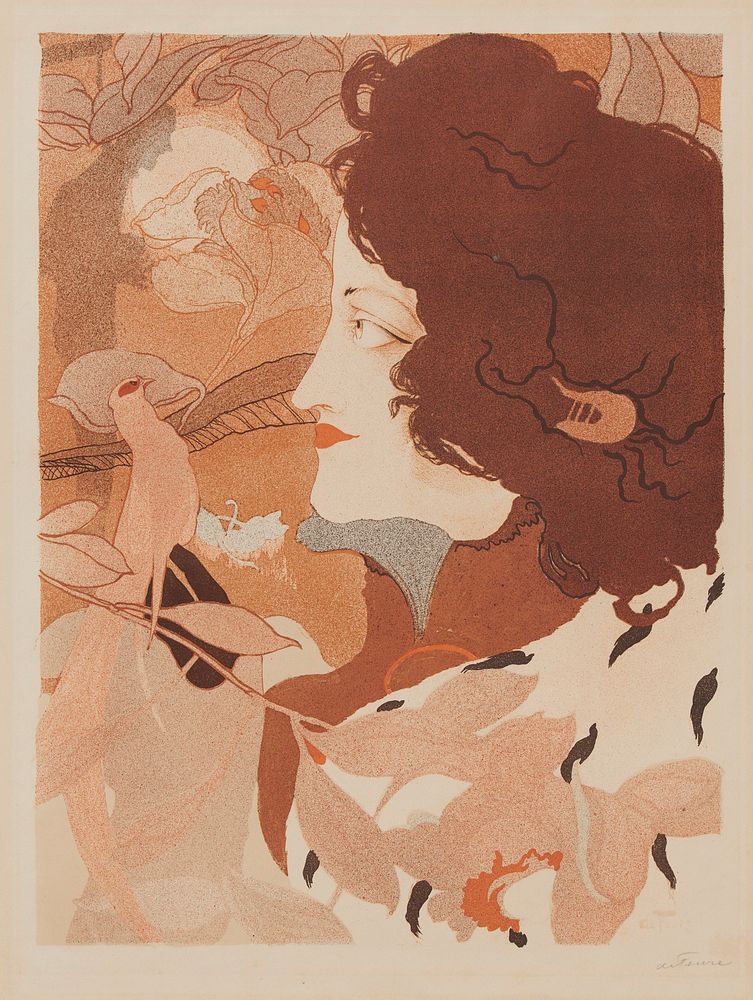 La femme fatale (1896) print in high resolution by Georges de Feure. 