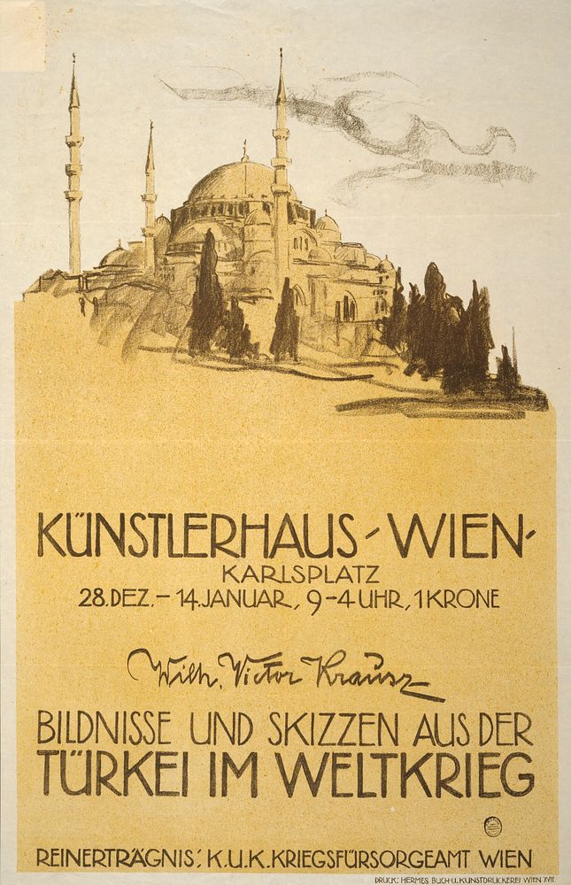 Bildnisse und Skizzen aus der Türkei im Weltkrieg / Wilh. Victor Krausz.