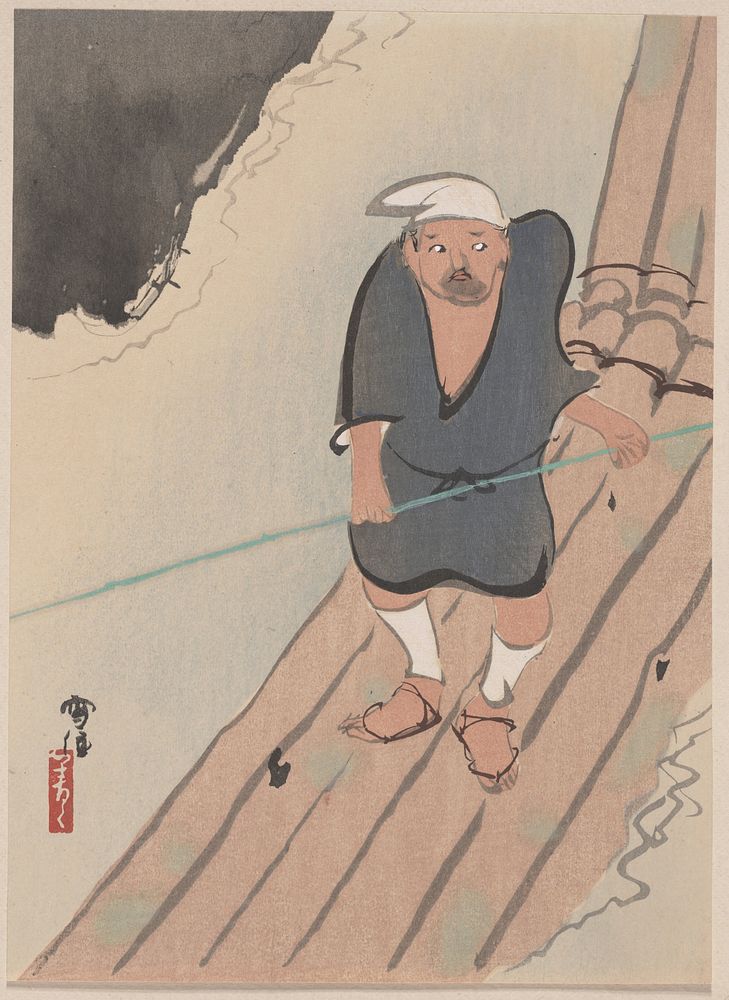 Boatman, one of four (1920s) print in high resolution by Kamisaka Sekka. Original from the Minneapolis Institute of Art.…