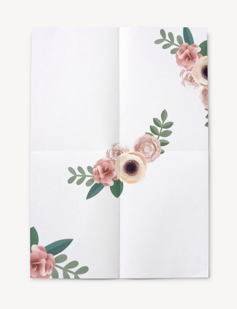 Save the date floral poster