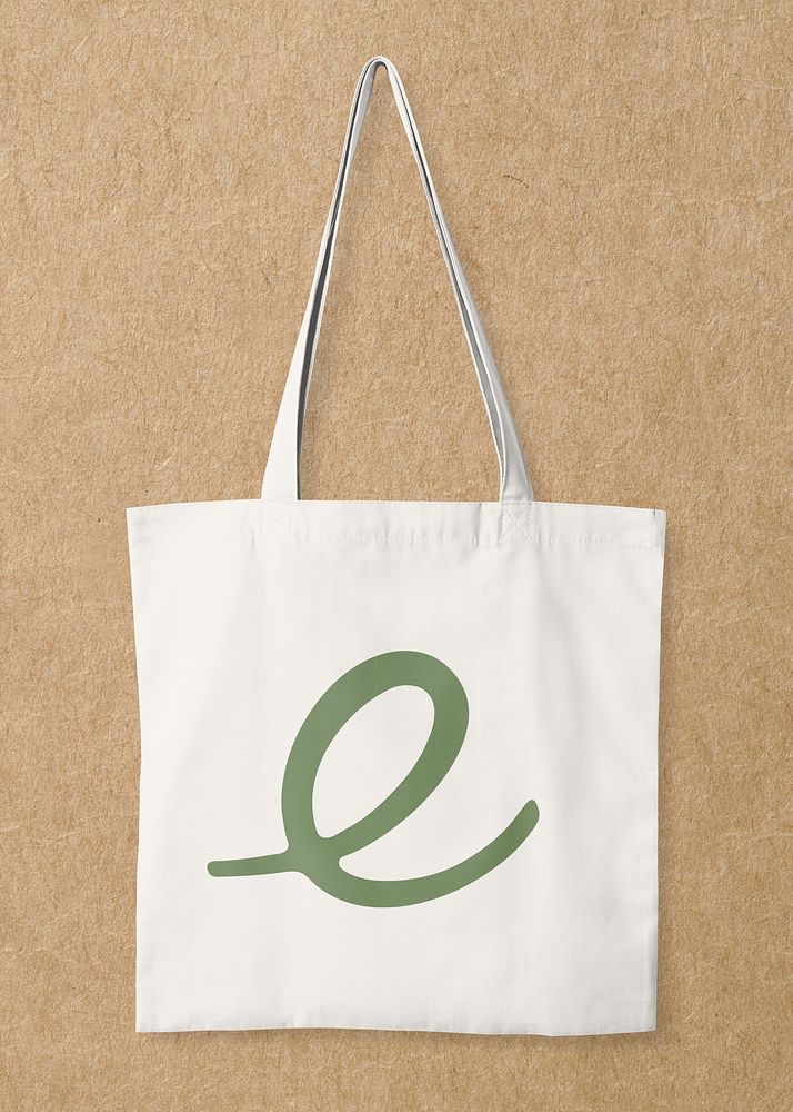 Canvas bag mockup, editable eco product design psd