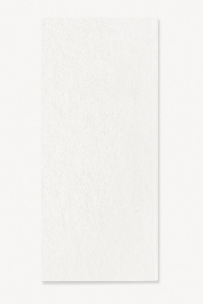 Blank off-white long paper, design space