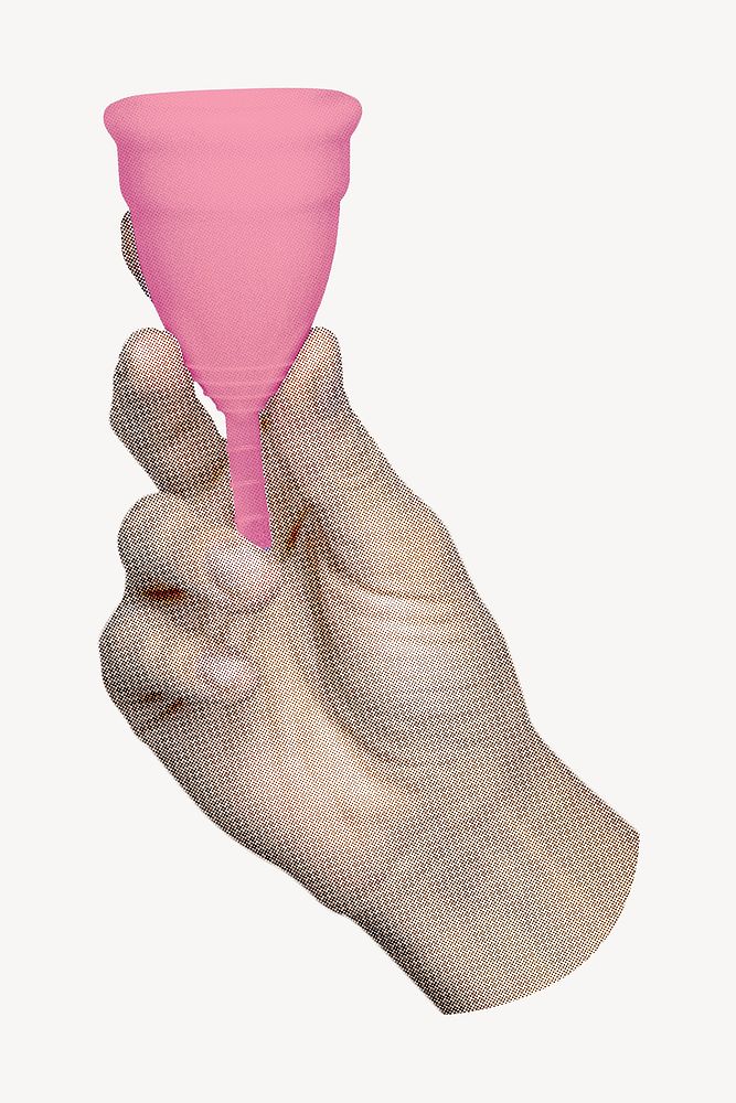 Reusable menstrual cup, women's health image