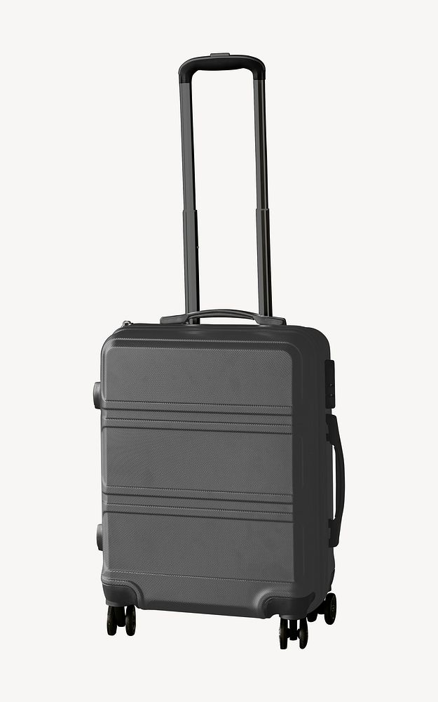 Black luggage, travel photo
