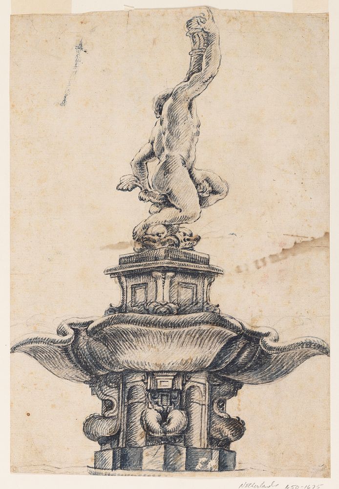 Design for a Triton Fountain after Giambologna