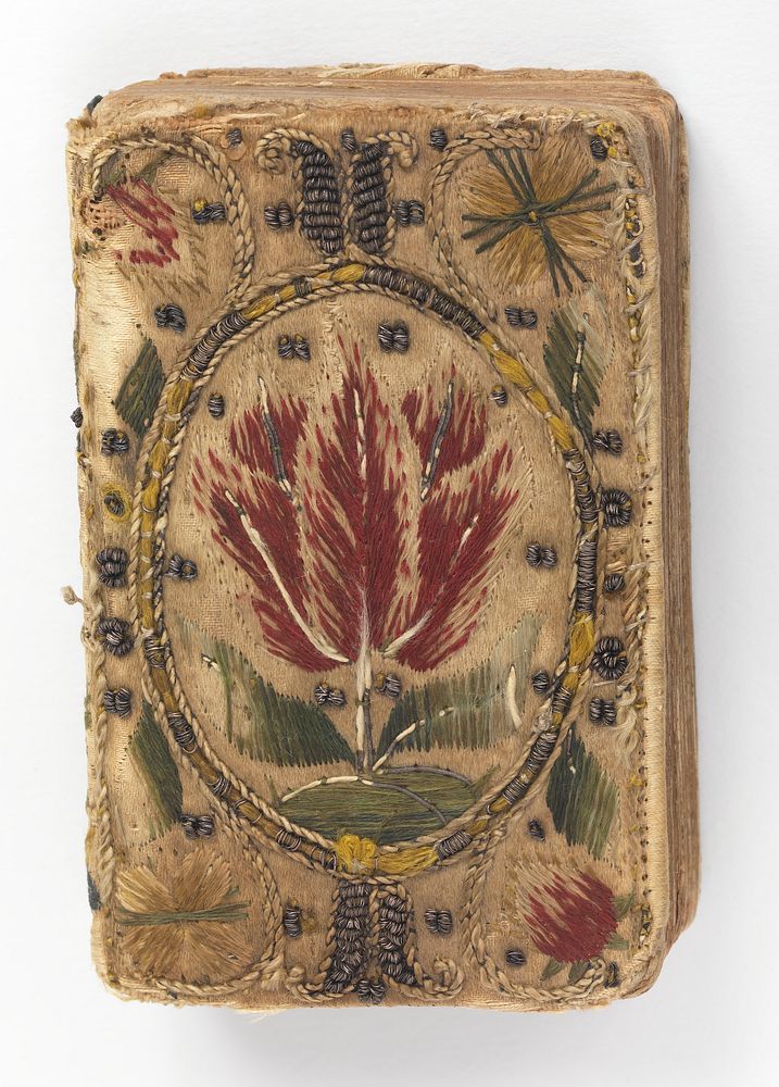 Book with embroidered cover