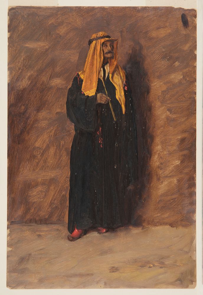 Study of a Standing Bedouin by Frederic Edwin Church, American, 1826–1900