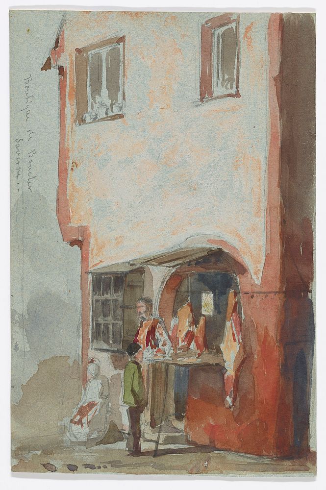 Boutique de Boucher&ndash;Saverne by James McNeill Whistler