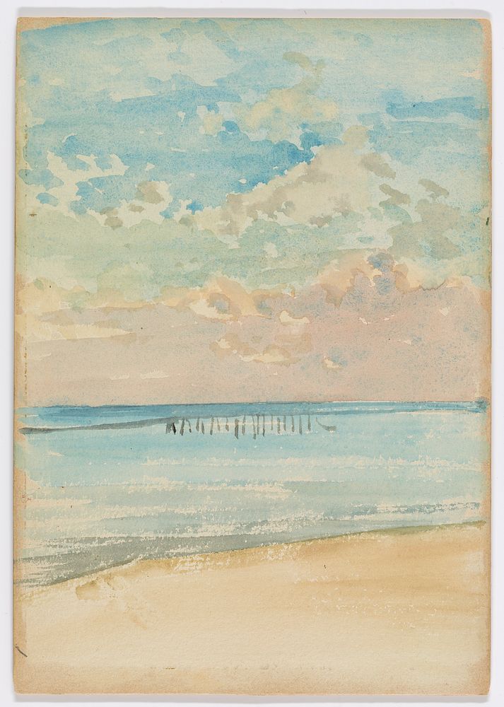 Southend&ndash;Sunset by James McNeill Whistler