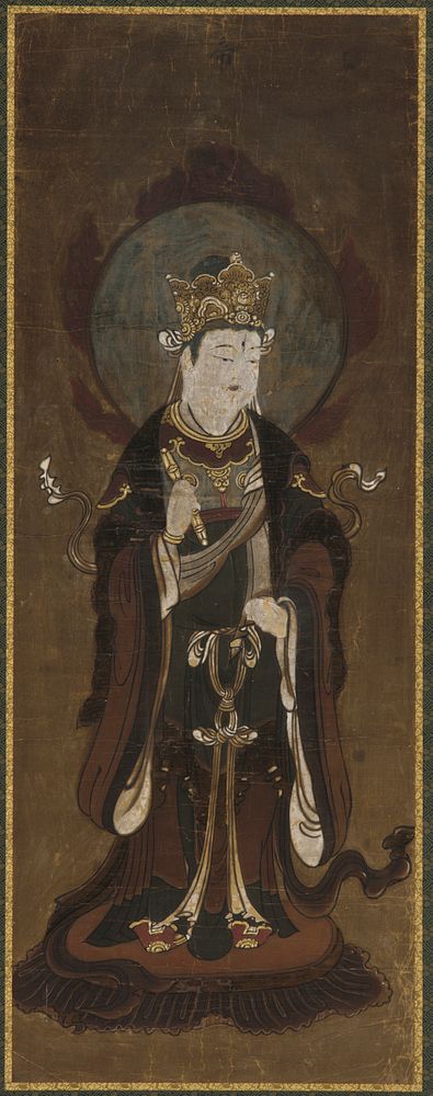 One of the twelve deva: Taishaku-ten (Indra)