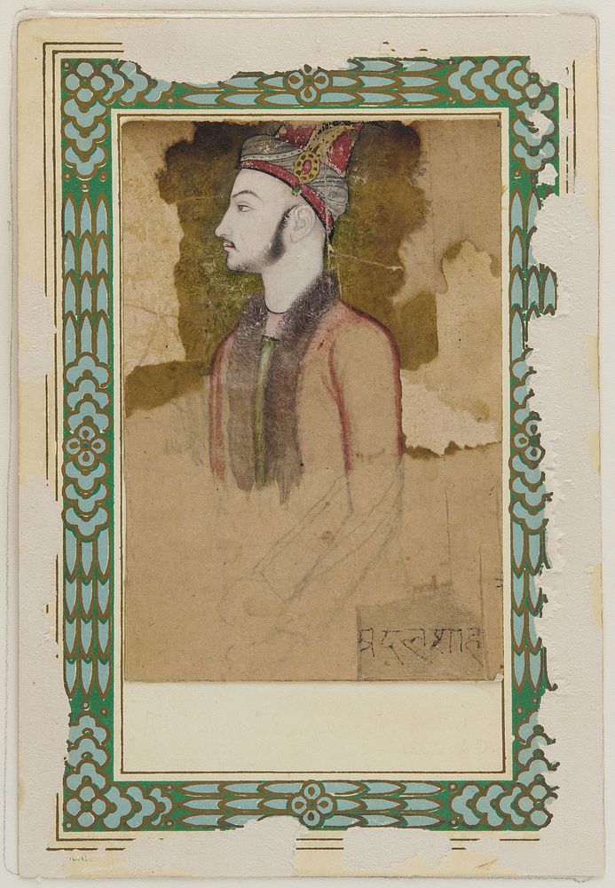 Portrait of Ibrahim Adil Shah II, of Bijapur (d.1626) (?), Bijapur Court
