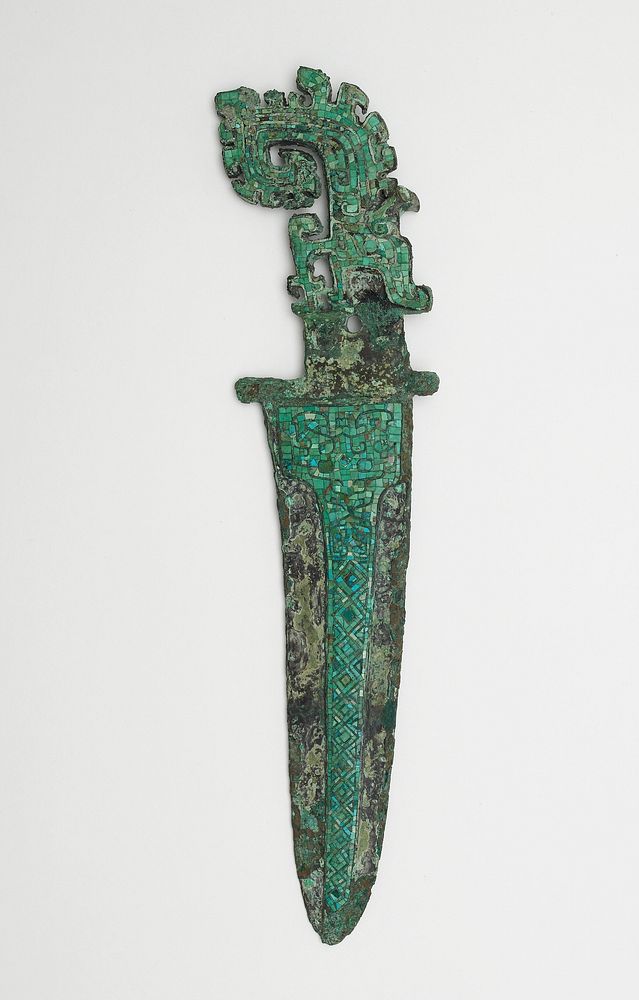 Dagger-axe (ge) with dragons