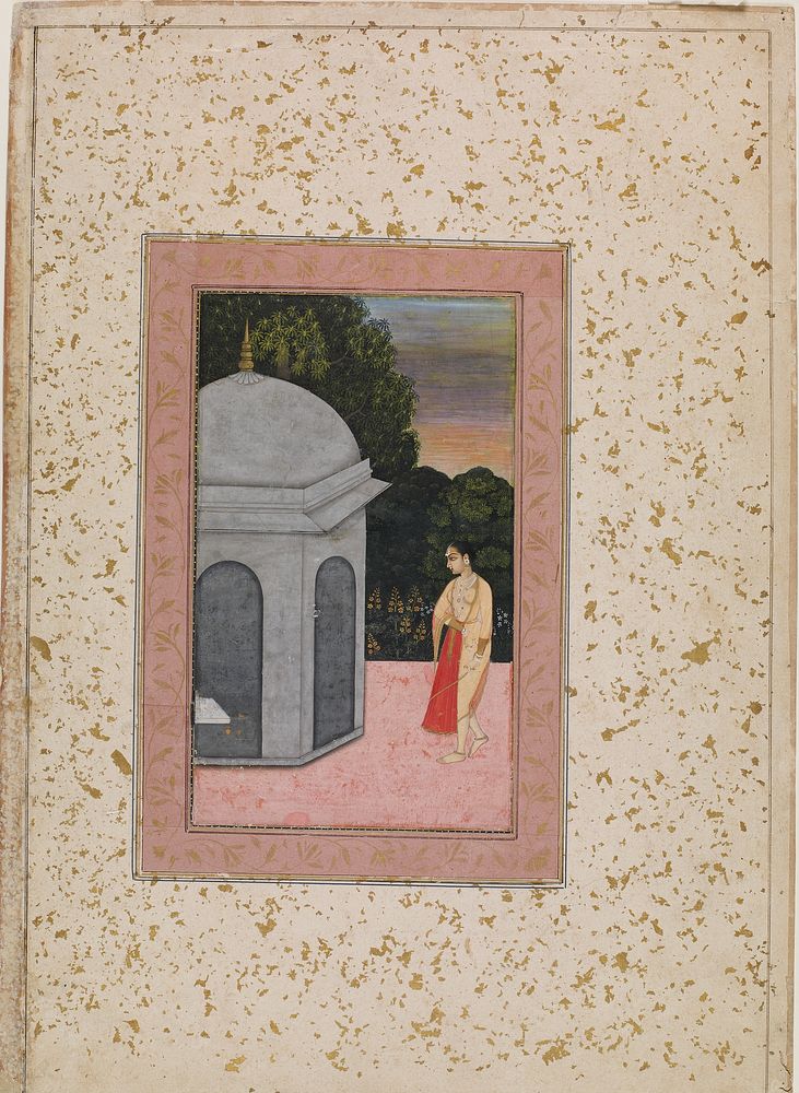 A Visit to a Temple, attributed to Faqirullah Khan